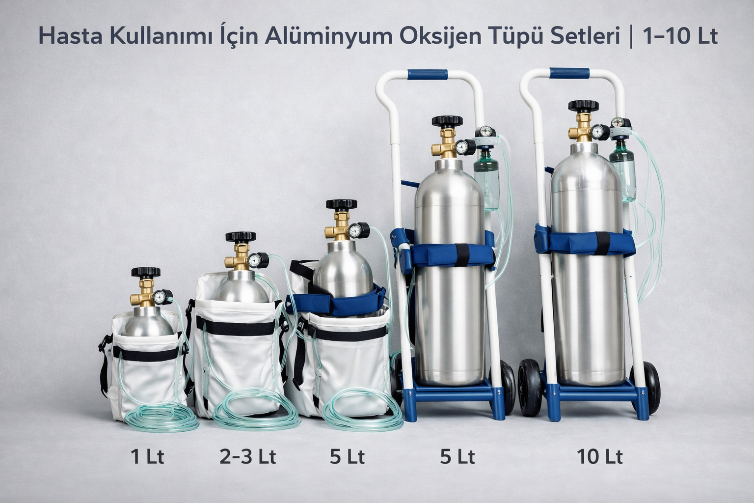 Hasta Kullanımı İçin Alüminyum Tüpü Setleri