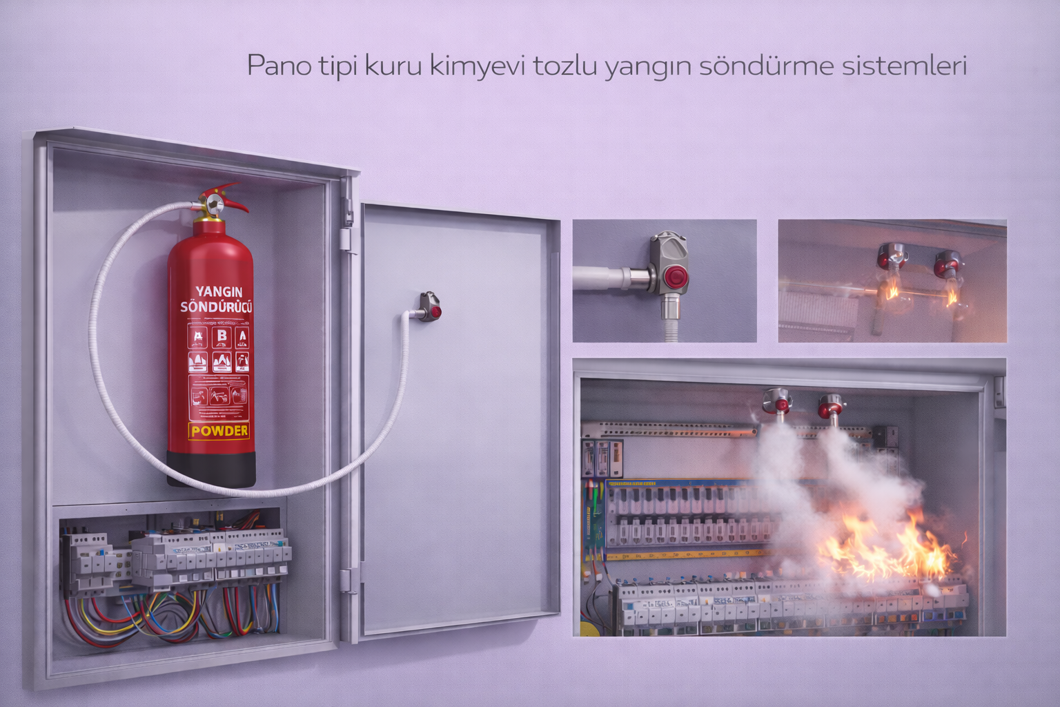 Pano Tipi Yangın Söndürücüler 