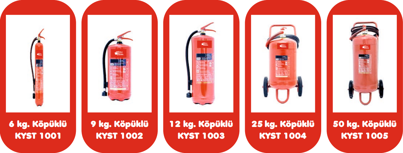 Köpük Esaslı Yangın Söndürücüler 