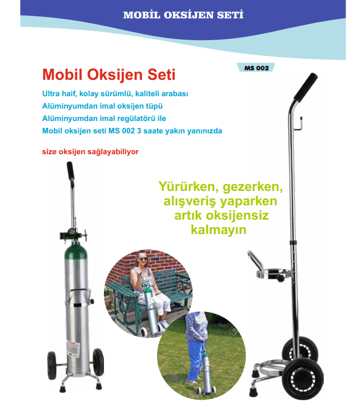 Mobil Oksijen Seti
