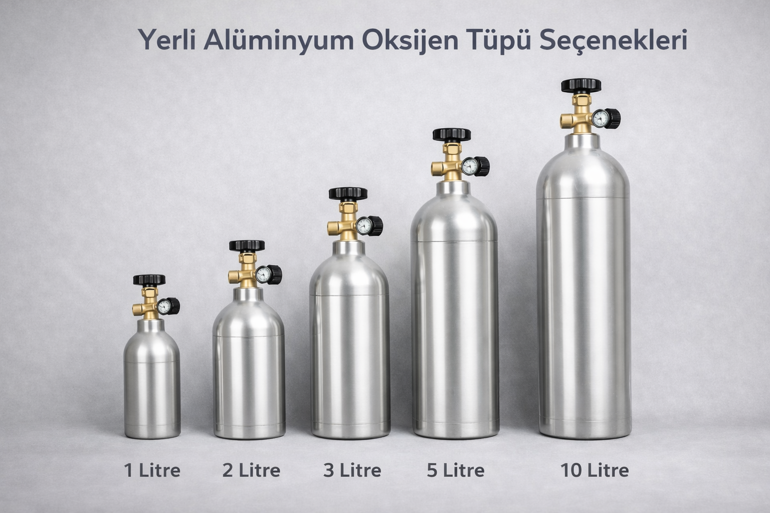 Yerli Alüminyum Oksijen Tüpü Seçenekleri